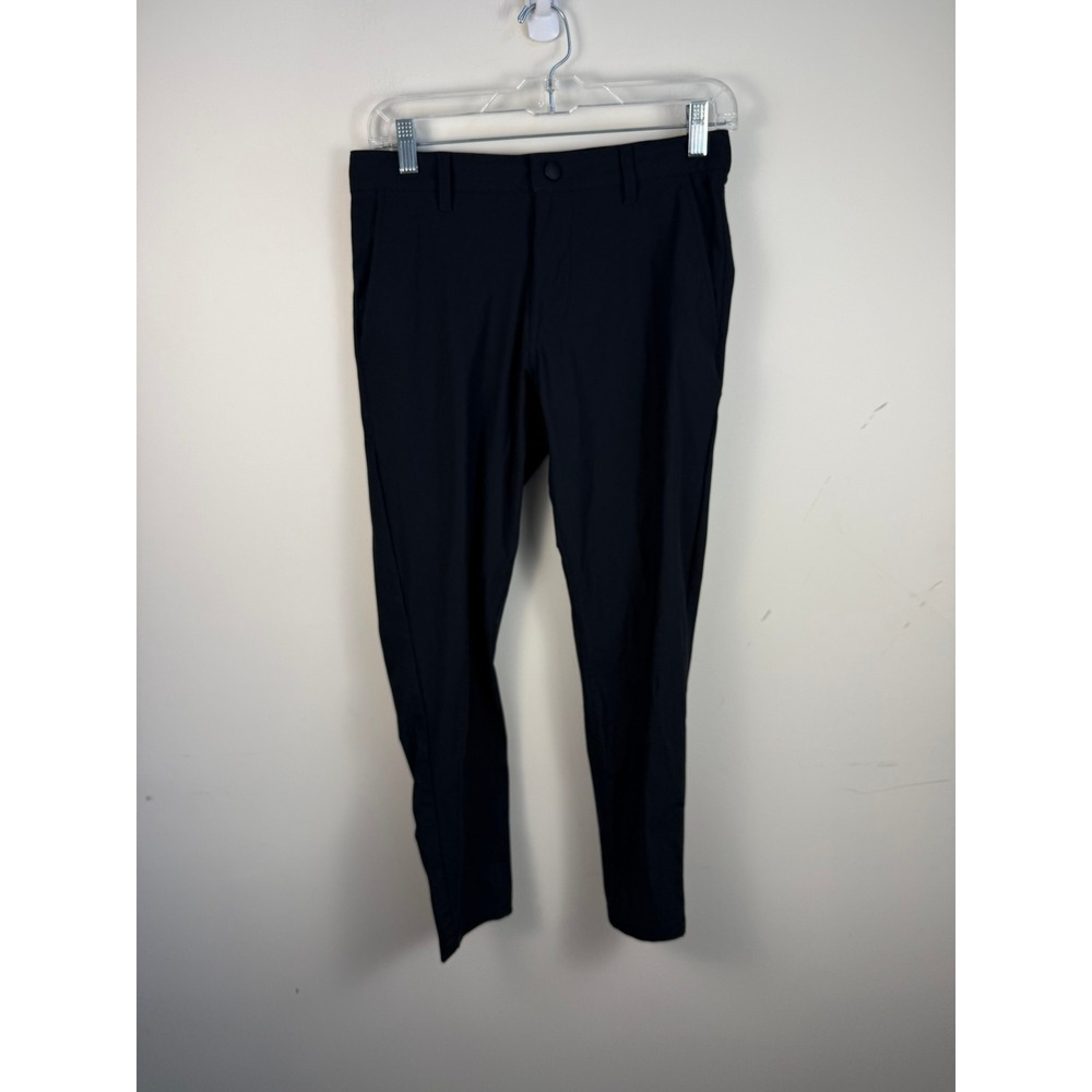Rhone Commuter Skinny Pants Mens 28x27 Black Technical Performance Trousers